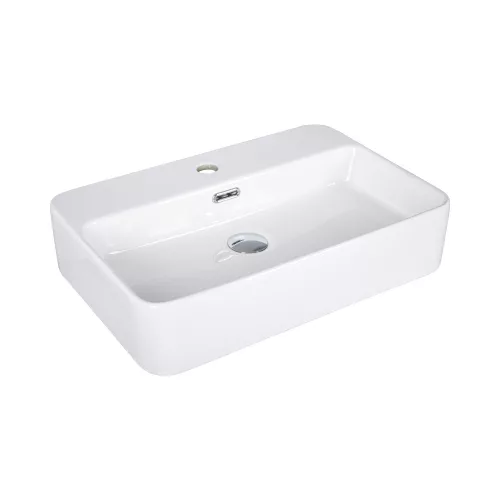 Eros TRUST 2 - PULTRA ültethető - Top Counter - porcelán mosdó - 55 x 38 cm
