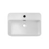 Eros TRUST 2 - PULTRA ültethető - Top Counter - porcelán mosdó - 55 x 38 cm