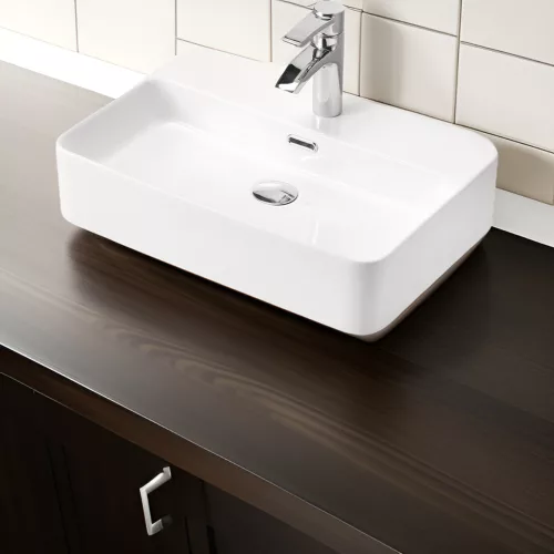 Eros TRUST 2 - PULTRA ültethető - Top Counter - porcelán mosdó - 55 x 38 cm