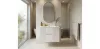 TMP MODENA 75 fali függesztett fürdőszobabútor - SKY E-8099-75 porcelán mosdóval - 75 x 46 x 55 cm