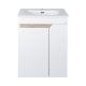 TMP VISION LONG 60 fali függesztett fürdőszobai bútor - SKY E-8099-60 porcelán mosdóval- 61 x 46 cm