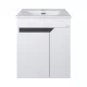 TMP VISION 50 fali függesztett fürdőszobai bútor - SKY 3 E-8099-50 porcelán mosdóval - 51 x 40 cm