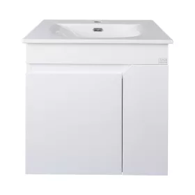   TMP VISION 60 fali függesztett fürdőszobai bútor - SKY E-8099-60 porcelán mosdóval - 61 x 46 x 56 cm