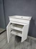 TMP VISION 60 fali függesztett fürdőszobai bútor - SKY E-8099-60 porcelán mosdóval - 61 x 46 cm