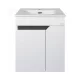 TMP VISION 55 fali függesztett fürdőszobai bútor - SKY E-8099-55 porcelán mosdóval - 55 x 46 cm