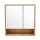 TMP SLIM STRIPE tükrös szekrény - 60 x 65 cm