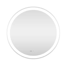   Viva AURA fürdőszoba tükör - érintőkapcsolós - páramenetesítős - órával - LED - KEREK - átmérő 60cm