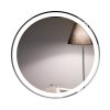 Viva AURA fürdőszoba tükör -érintőkapcsoló - páramenetesítővel - órával - LED - KEREK - átmérő 60 cm