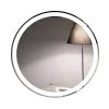 Viva AURA fürdőszoba tükör - érintőkapcsolós - páramenetesítős - órával - LED - KEREK - átmérő 60cm