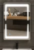 Viva AURA NORD fürdőszobai tükör - érintőkapcsolóval - LED - ÁLLÓ / FEKVŐ - 60 x 80 cm