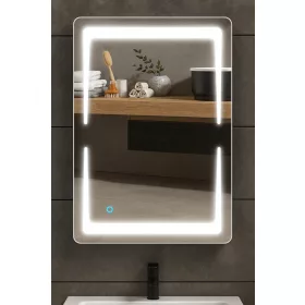   Viva AURA NORD fürdőszobai tükör - érintőkapcsolóval - LED - ÁLLÓ / FEKVŐ - 60 x 80 cm
