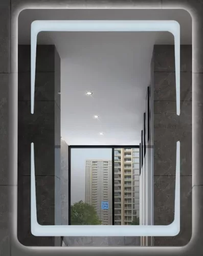 Viva AURA NORD fürdőszobai tükör - érintőkapcsolóval - LED - ÁLLÓ / FEKVŐ - 60 x 80 cm