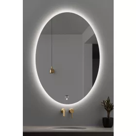Viva AURA PINO 60 fürdőszoba tükör - érintőkapcsolóval - AMBIENT LED - ELIPSZIS -ÁLLÓ - 60x80 cm