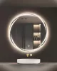 Viva AURA MOON fürdőszoba tükör - érintőkapcsolóval - AMBIENT LED - KEREK - átmérő 65 cm