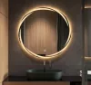 Viva AURA MOON fürdőszoba tükör - érintőkapcsolóval - AMBIENT LED - KEREK - átmérő 65 cm