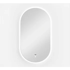 Viva AURA PINO 50 fürdőszoba tükör - érintőkapcsolóval - AMBIENT LED - OVÁLIS - ÁLLÓ - 50x90 cm