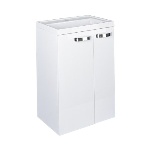 PIRAMIDA EURIDIKA 50L fali / álló fürdőszobabútor - öntött műmárvány mosdóval - 50 x 75 x 38 cm