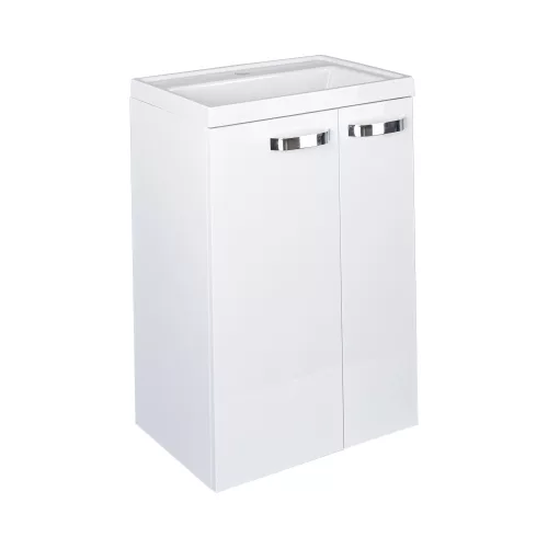 Piramida EURIDIKA 50L fali / álló fürdőszobabútor - műmárvány mosdóval - 50 x 75 x 38 cm