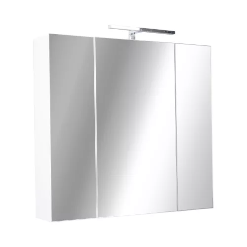 Piramida AKVA Tükrös fürdőszobai szekrény - LED világítással - 75 x 69 x 15 cm