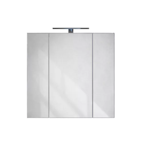 Piramida AKVA Tükrös fürdőszobai szekrény - LED világítással - 75 x 69 x 15 cm