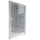 Vela Banyo KAYRA zuhany tolóajtó - víztiszta 6 mm biztonsági üveggel - 110 x 190 cm