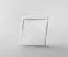 Viva ES zuhanytálca - matt fehér - kőhatású - kompozit ásvány - szifonnal - 90 x 90 x 3 cm