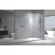 Viva AQUA Max WALK IN zuhanyfal - 8 mm vízlepergető víztiszta üveg - 100 x 200 cm