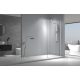 Viva AQUA Max WALK IN zuhanyfal - 8 mm vízlepergető víztiszta üveg - 80 x 200 cm