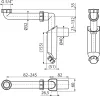 Alcaplast - HELYTAKARÉKOS mosdószifon - DN40 - 5/4" x 40 mm