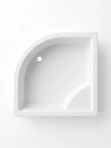 Favorit STEP MAGASÍTOTT zuhanytálca íves - szaniter akril - 90 x 90 x 32 cm