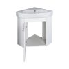 Viva STYLE Arda sarokszekrény CeraStyle Arda porcelán sarokmosdóval 46 x 46 cm - BALOS