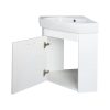 Viva STYLE Arda sarokszekrény CeraStyle Arda porcelán sarokmosdóval 46 x 46 cm - BALOS