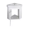 VivaStyle ARDA fali sarokszekrény CeraStyle ARDA porcelán sarokmosdóval 46 x 46 cm - BALOS