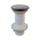 Klikk - klakk leeresztő - MATT SZÜRKE - porcelán - túlfolyó NÉLKÜLI mosdókagylóhoz - 5/4" - Ø 73 mm
