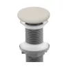 Klikk - klakk leeresztő - MATT BÉZS - porcelán- túlfolyó NÉLKÜLI mosdókagylóhoz- 5/4"- Ø 73 mm
