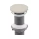Klikk - klakk leeresztő - MATT BÉZS - porcelán- túlfolyó NÉLKÜLI mosdókagylóhoz- 5/4"- Ø 73 mm