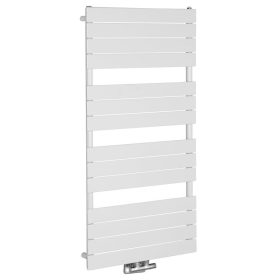   Birossi D lapos profilos törölközőszárító radiátor - fehér - 600 x 1222 mm