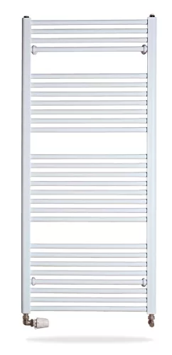 Birossi törölközőszárító radiátor - egyenes - fehér - 450 x 1320 mm