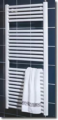 Birossi törölközőszárító radiátor - egyenes - fehér - 450 x 1320 mm