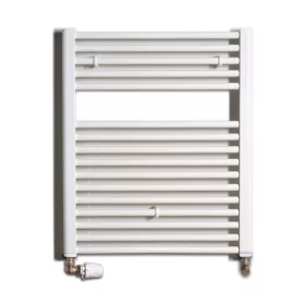   Birossi törölközőszárító radiátor - egyenes - fehér - 450 x 730 mm