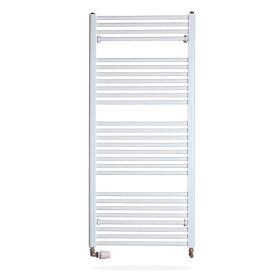   Birossi törölközőszárító radiátor - egyenes - fehér - 750 x 1320 mm