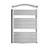 Birossi törölközőszárító radiátor - íves - fehér - 450 x 960 mm