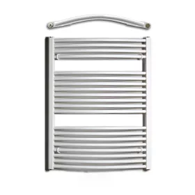   Birossi törölközőszárító radiátor - íves - fehér - 450 x 960 mm