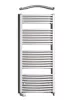 Birossi törölközőszárító radiátor - íves - fehér - 600 x 1320 mm