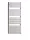 Birossi törölközőszárító radiátor - íves - fehér - 600 x 1850 mm