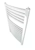 Birossi törölközőszárító radiátor - íves - fehér - 600 x 730 mm