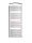 Birossi törölközőszárító radiátor - íves - fehér - 750 x 1850 mm