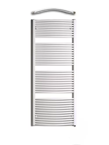 Birossi törölközőszárító radiátor - íves - fehér - 750 x 1850 mm