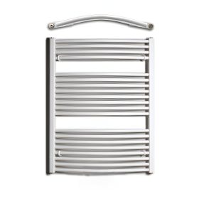   Birossi törölközőszárító radiátor - íves - fehér - 750 x 960 mm