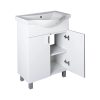 Viva STYLE Ekonomik 65 lábon álló 2 ajtós fürdőszobabútor Sanovit ALBATROS 10065 mosdóval 64,5x46,5